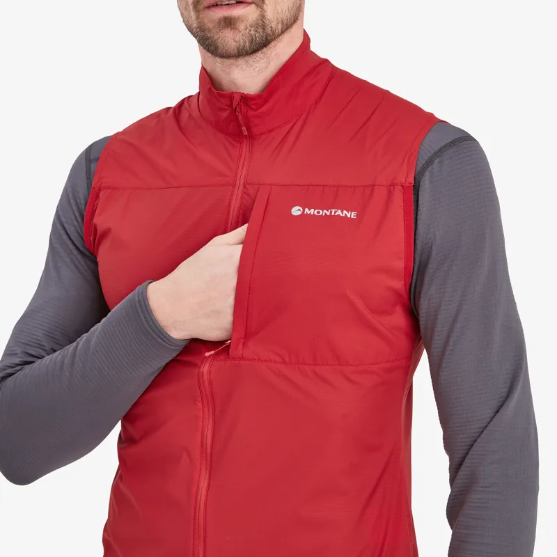 Montane Mens Featherlite Gilet Acer Red-6
